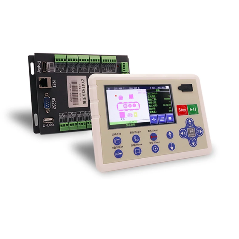 ZY4142G Laser ebaketa eta grabatutako kontrol-taula ehundura